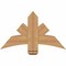 Ekena Millwork Alberta Smooth Timber Gable Bracket, Western Red Cedar, 36"W x 21"H x 5 1/2"D x 5 1/2"F, 14/12 Pitch GBW036X21X0606ALB00SWR - alternate 1